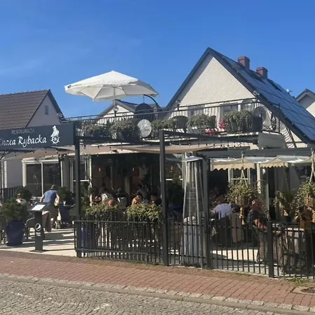 Διαμέρισμα - Z Tarasem Przy Kanale Portowym - Widok Na Statki Łeba