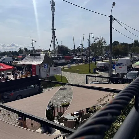 - Z Tarasem Przy Kanale Portowym - Widok Na Statki דירה וובה