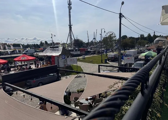 - Z Tarasem Przy Kanale Portowym - Widok Na Statki Apartmán Leba